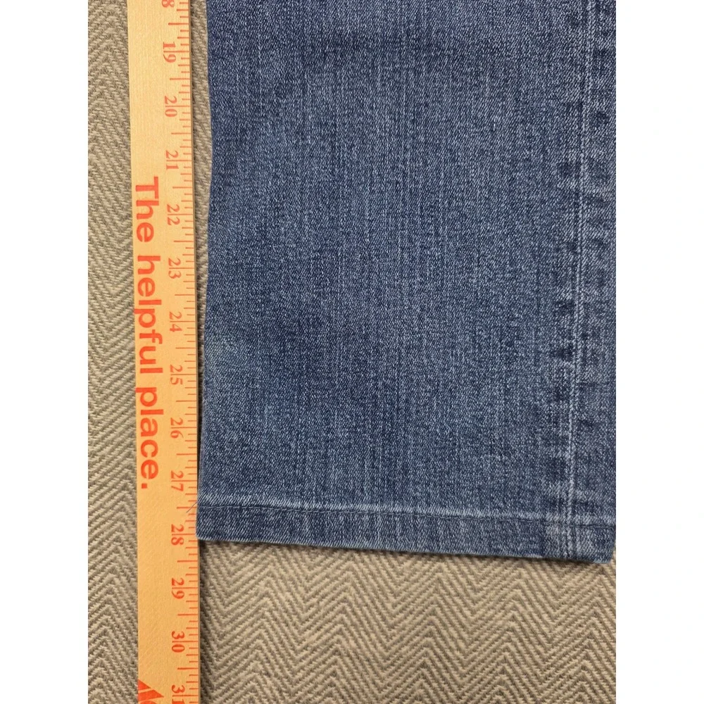 7 For All Mankind Mens Straight Leg Jeans Medium Wash Blue‎ Size 32x28